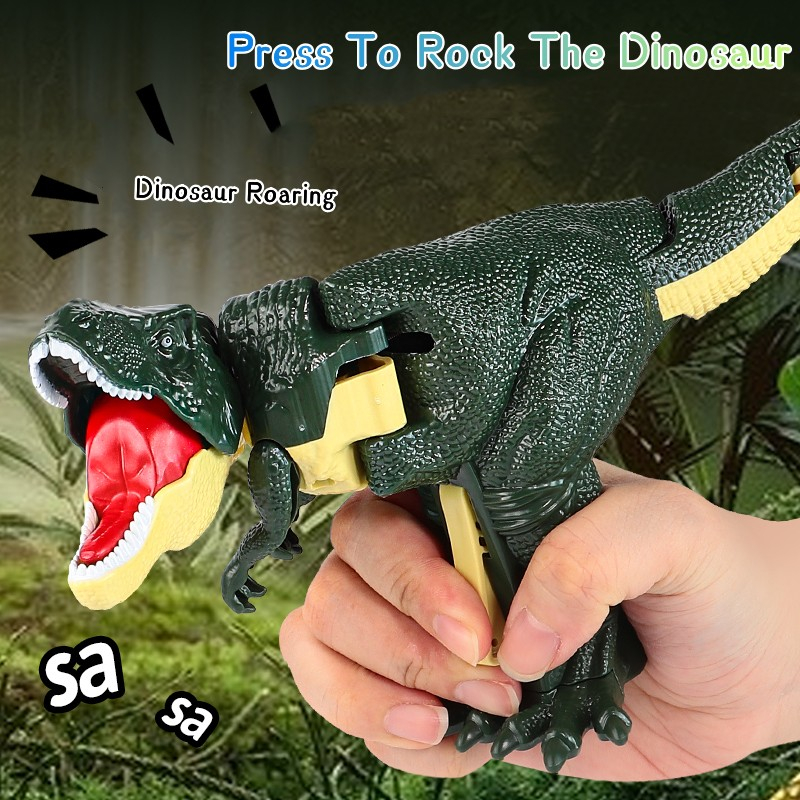 Handheld Press Automatic Swing Bite Simulation Model Tyrannosaurus Rex ...