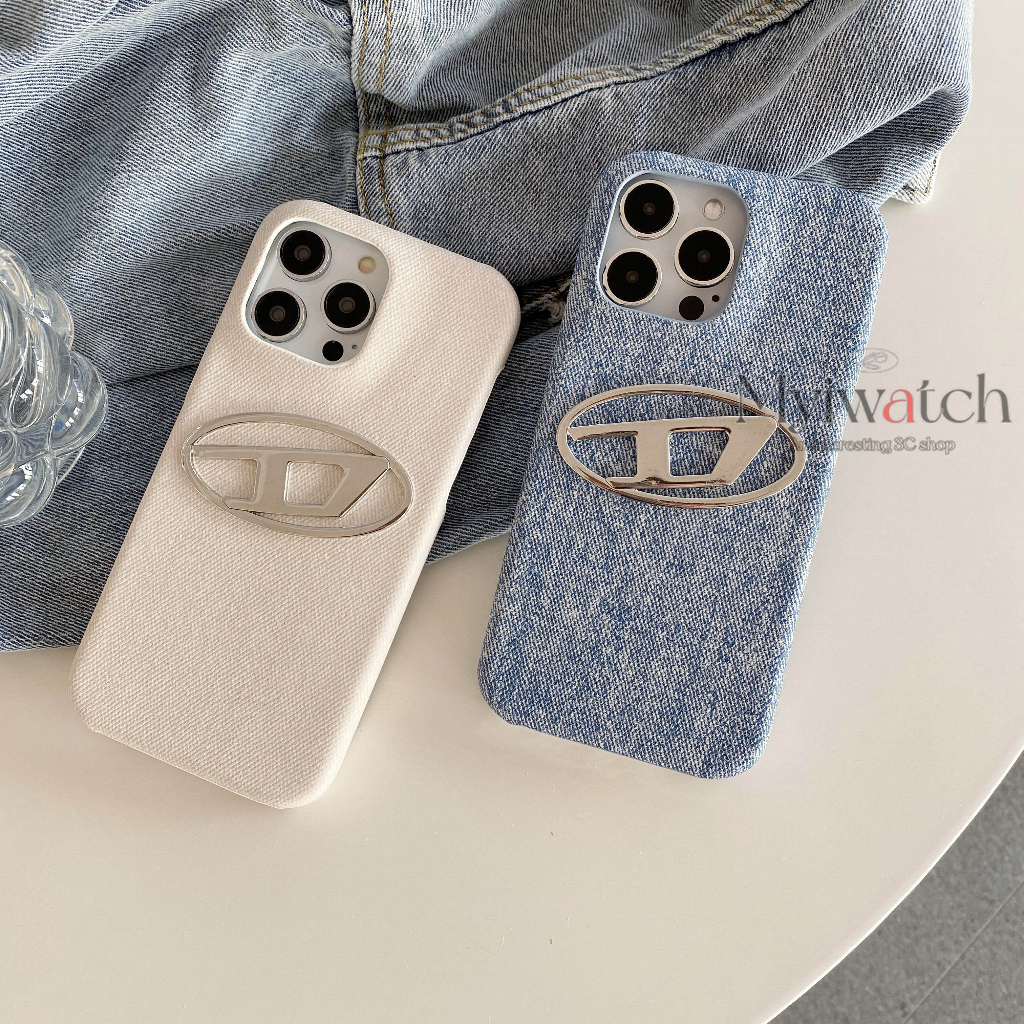 Canvas denim case For iPhone 16 15 14 13 12 11 Pro Max X XR XS XSMAX 8 ...