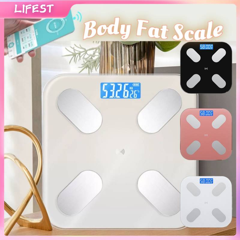 Body Fat Scale High Accurate Weight Scale Rechargeable Digital Bathroom