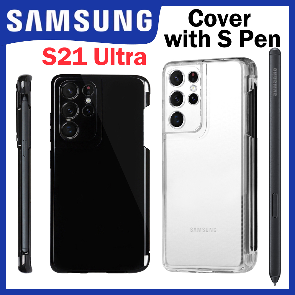 Samsung Galaxy S21 Ultra 5G S Pen SPEN with case Transparent Case