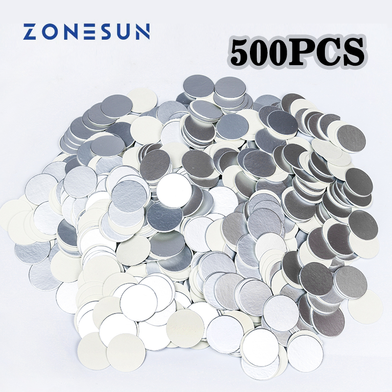 ZONESUN 500pcs Custom Aluminum Foil Induction Sealing Liner Plactic ...