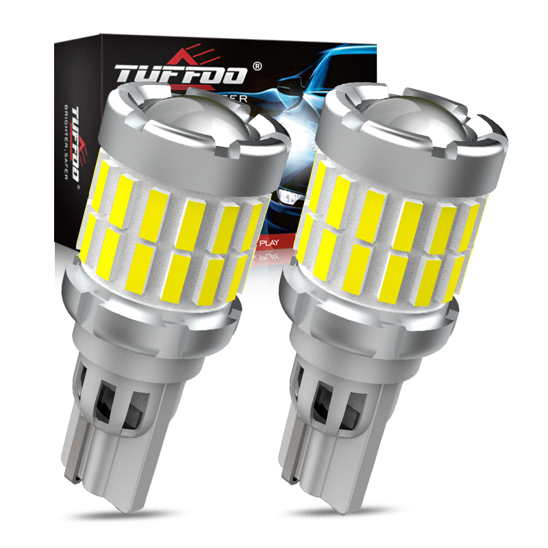 TUFFOO 2PCS T15 W16W 912 921 LED Bulb For Car Backup Light Reverse