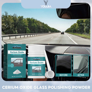 Optical Grade Cerium Oxide 8Oz Glass Repair Powder, Glass Window and  Windshield