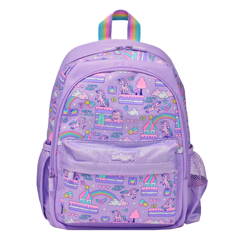 Smiggle Unicorn Id Backpack Lets Play Junior school bag for kids ...