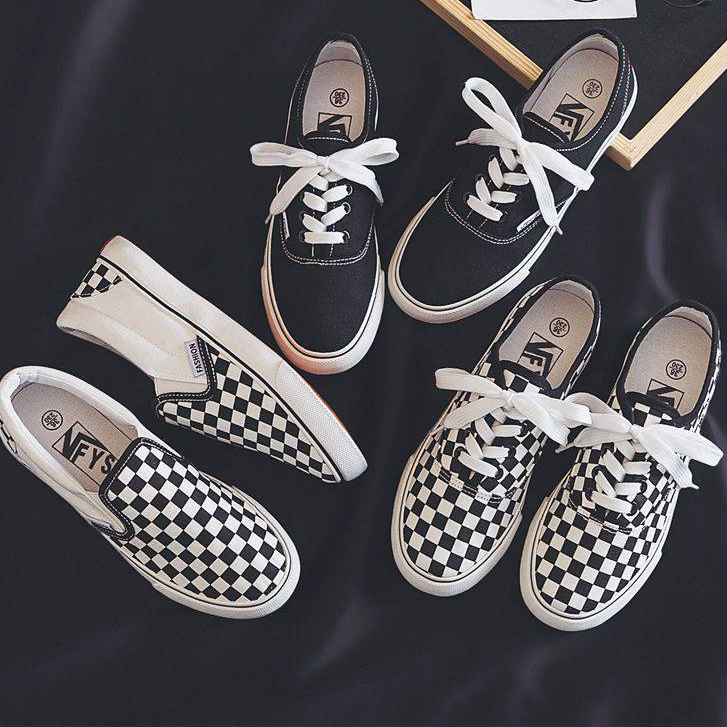 Black and white checkered vans tumblr sale