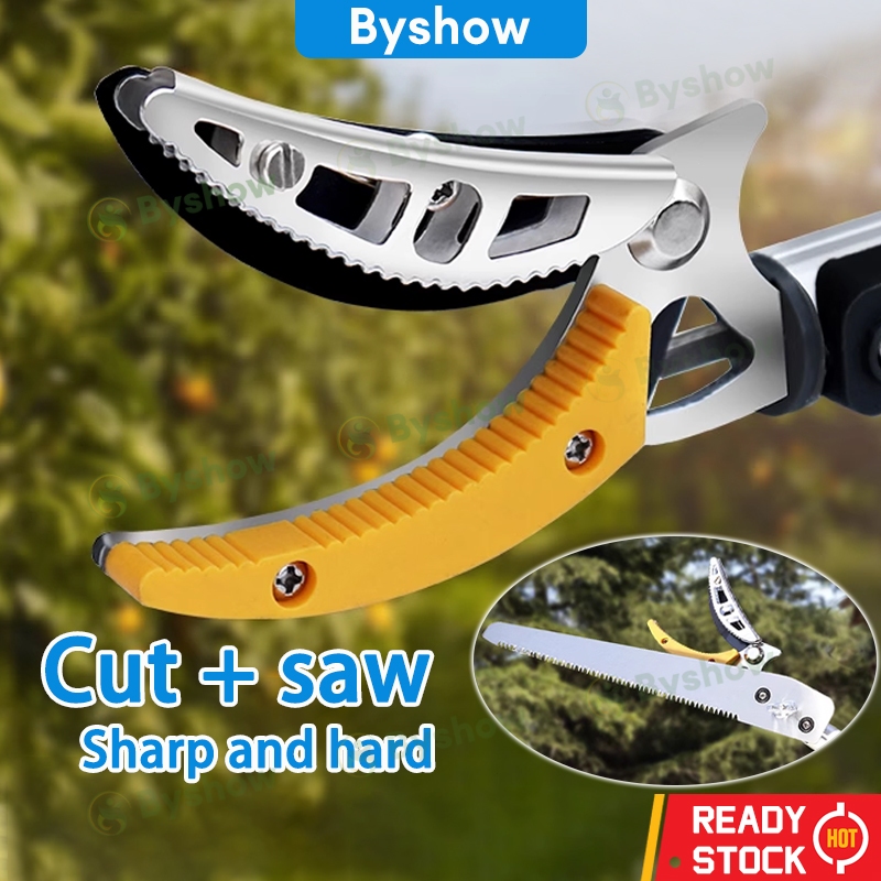 【Byshow】🔥Malaysia In Stock🔥Fruit Picker With Pole Tree Branch Cutter
