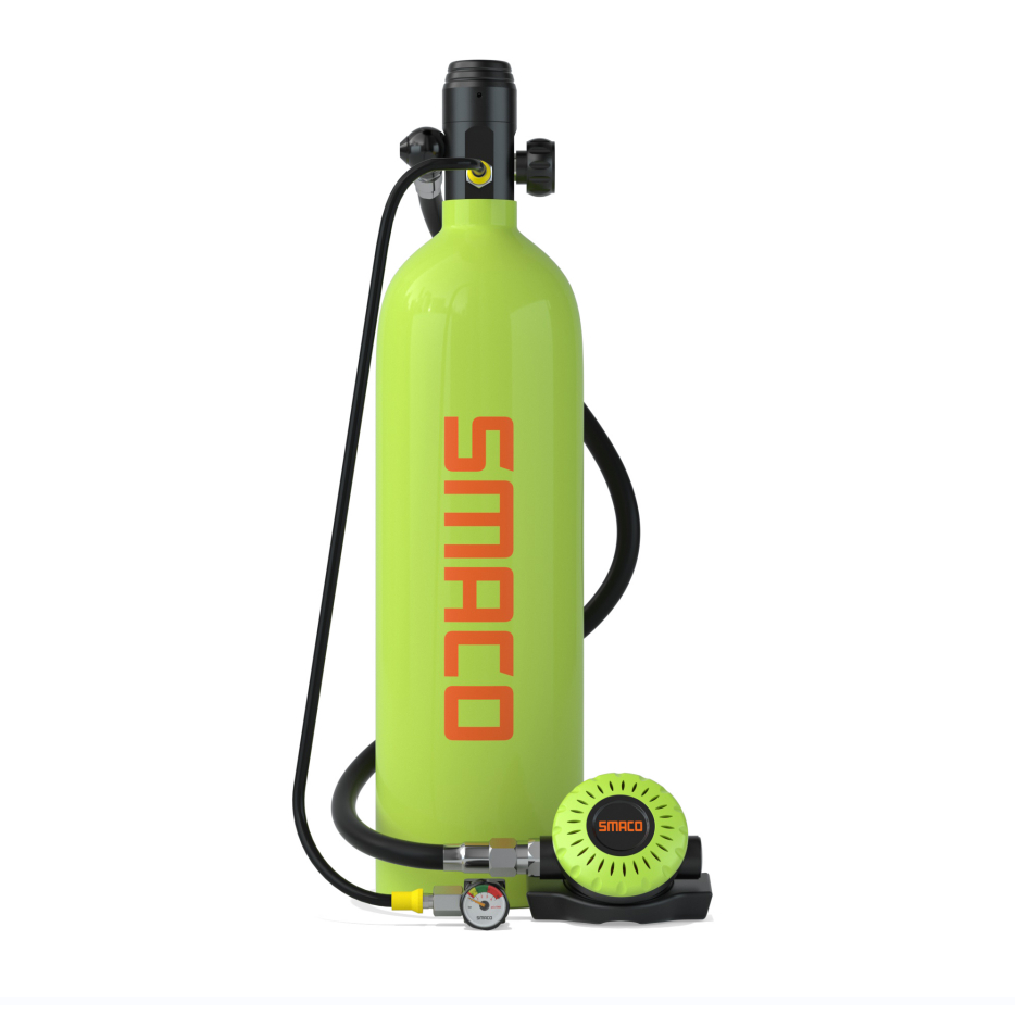 SMACO S700pro 2L Scuba Tank Portable Mini Scuba Diving Tank with 2530