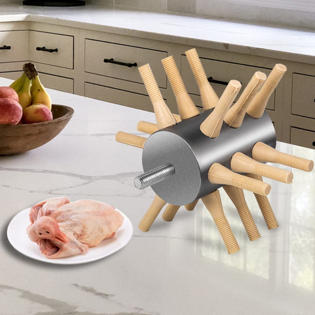 VEVOR Chicken Plucker Drill Attachment Poultry Plucker 18 Finger