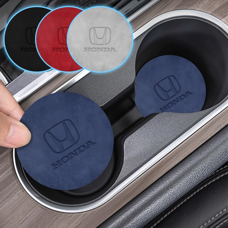 2pcs Car Coaster Cup Holder Antislip Mat Imprinted Car Logo Water Cup