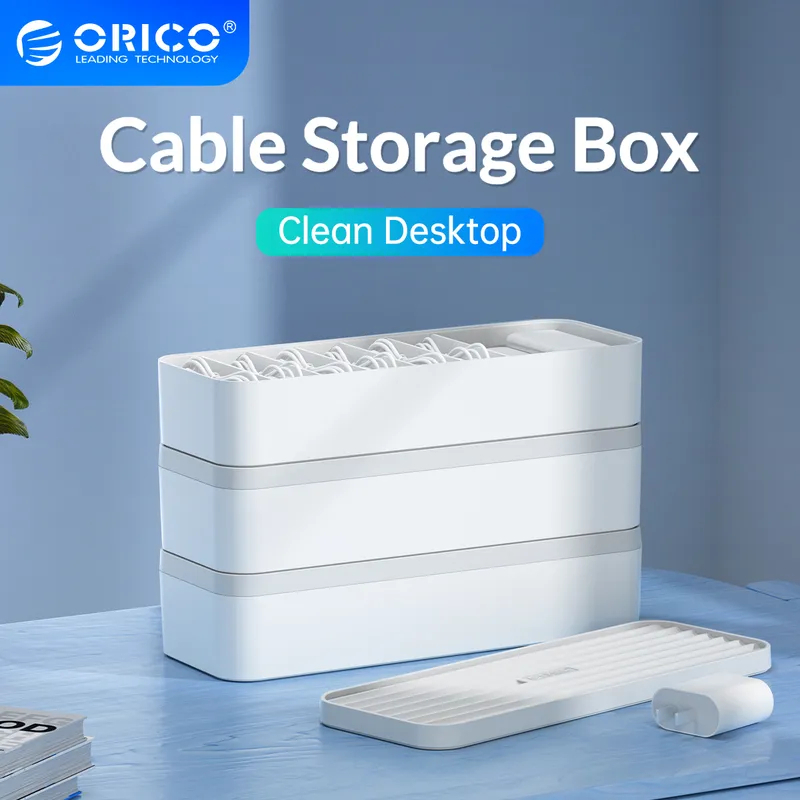 ORICO Cable Storage Box Management Box with Cover Power Cord Organizer ...