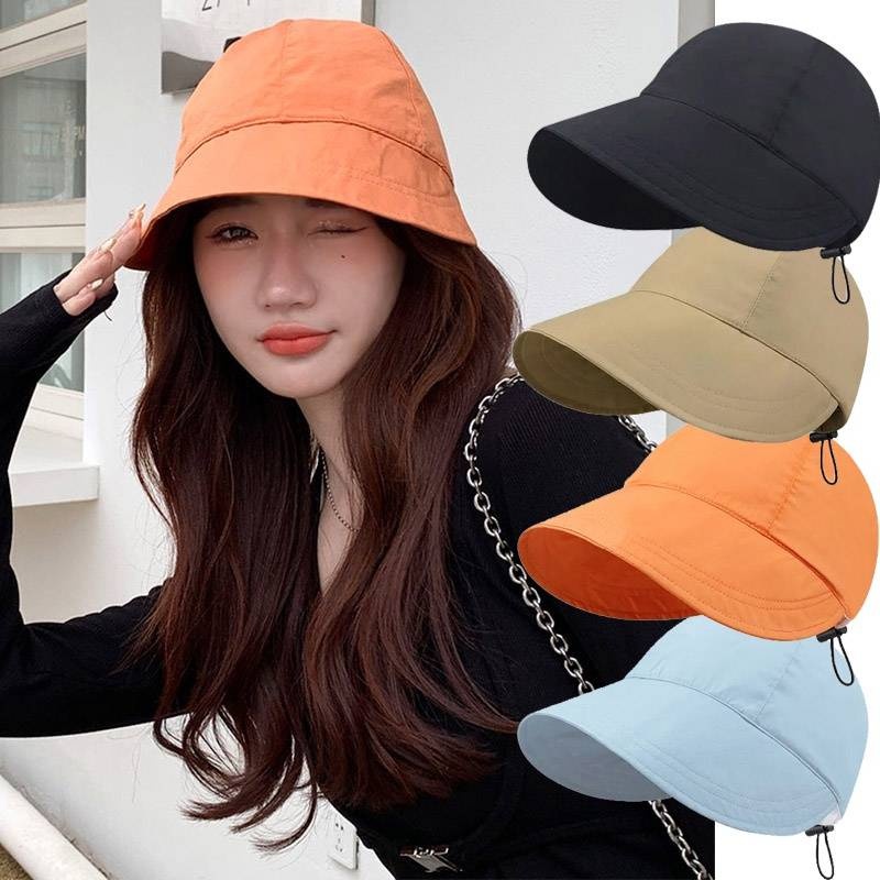 Love Golf Women Foldable Sun Protection Golf Hat Ladies Large Brim Empty Top  Sports Hats Portable Uvproof Fisherman Caps - AliExpress