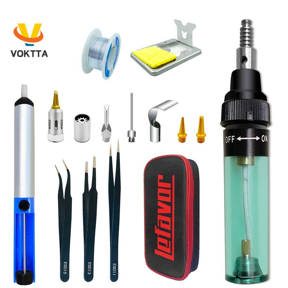 VOKTTA 1300 Celsius Butane Gas Welding Soldering Irons Welding Pen ...