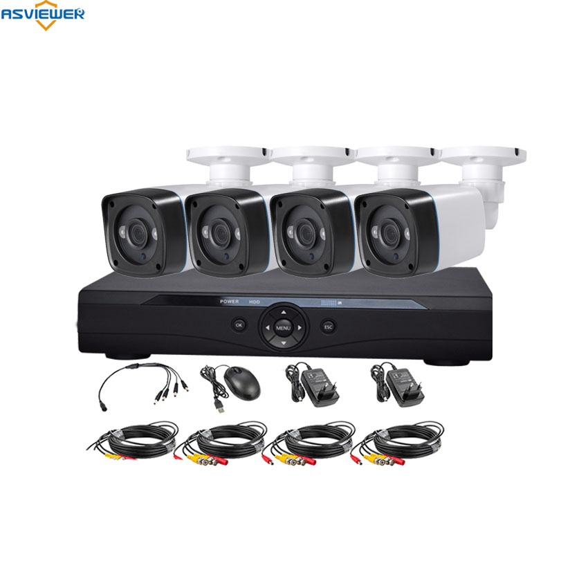 5.0MP 4CH DVR Kits DIY full Set CCTV Security System Outdoor IR night ...