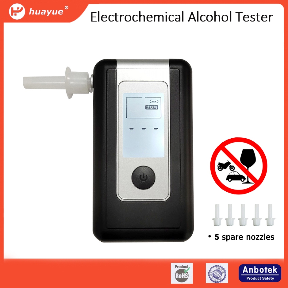 Breath Alcohol Tester Breathalyzer Electrochemical Alcohol Tester
