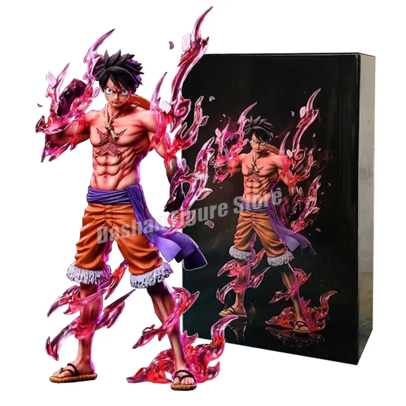 One Piece Figures Busoshoku Haki Emission Monkey D Luffy Action Figure ...