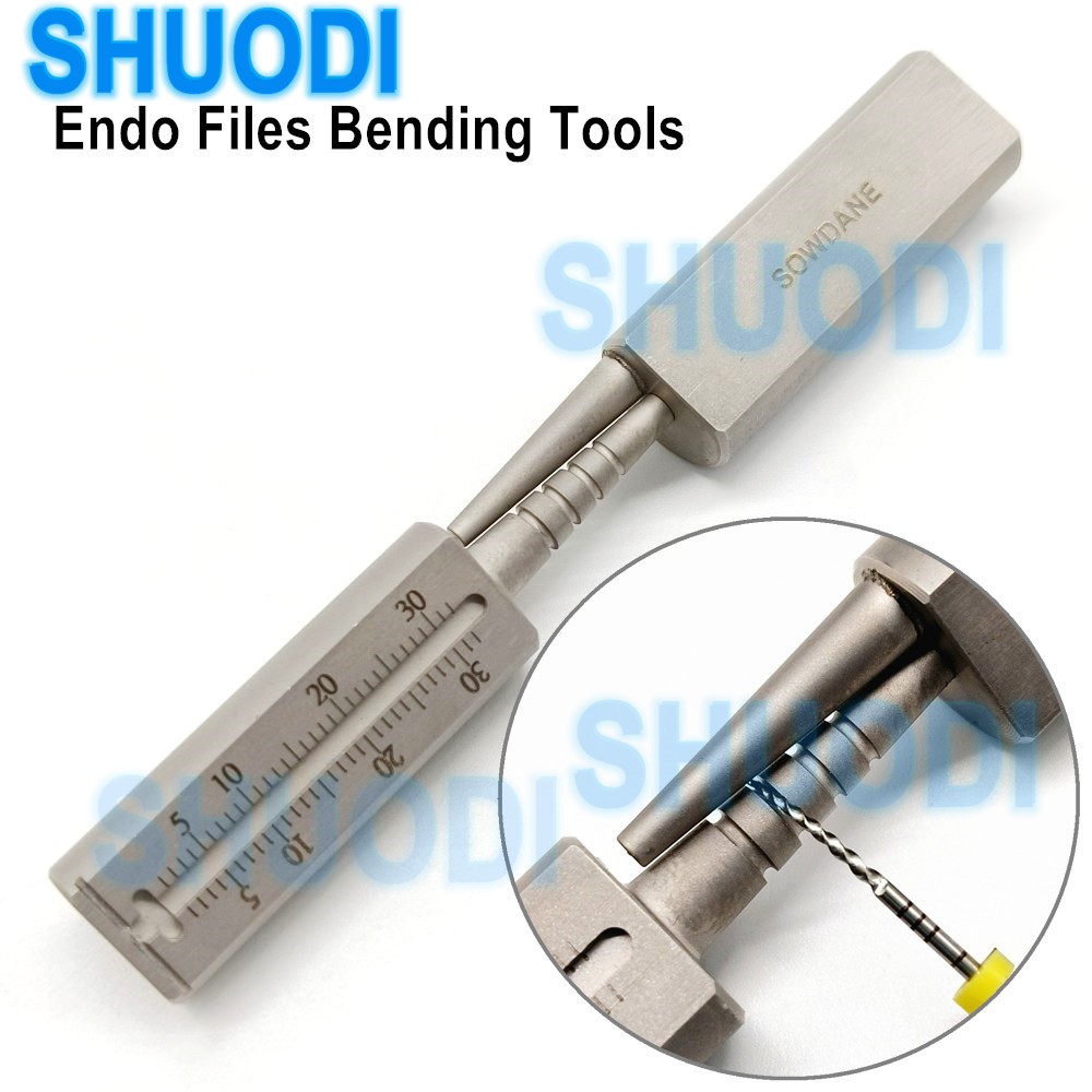 1 set Dental Endodontic Files Bender Bending Tools Root Canal File Pre