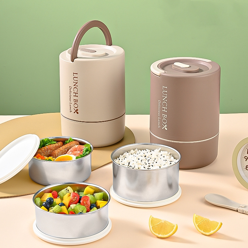 💥Hot selling in Malaysia🔥304 Stainless Steel Insulated Lunch Box Double