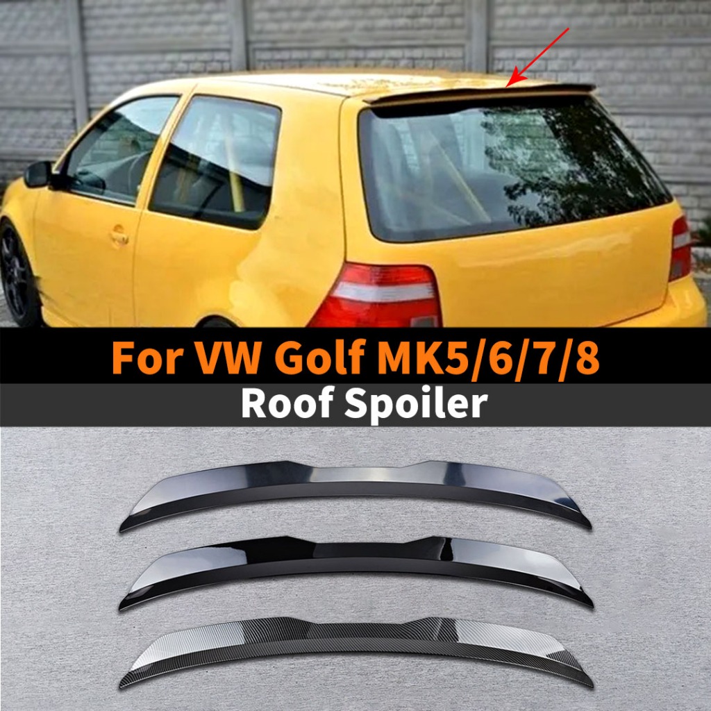 Rear Roof Spoiler Wing Trunk Tail Air Deflector Dam For VW Golf 5 6 7 7