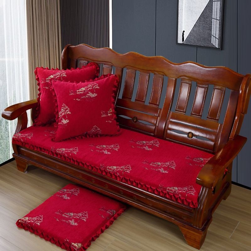Solid Wood Sofa Cushion Four Seasons Universal Thickened Sponge Chinese
