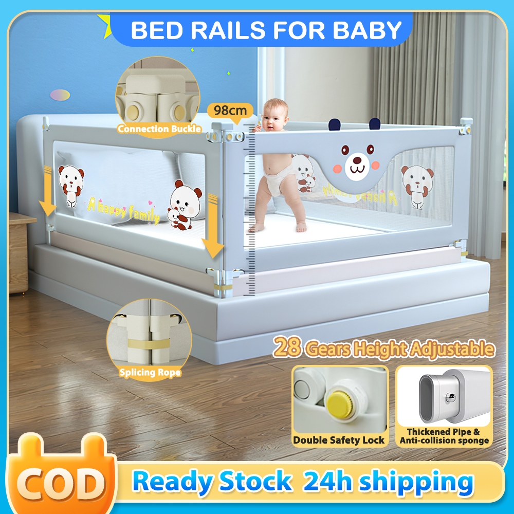 Lifting Baby Bed Fence Safety Antifall Pagar Baby Safety Bed Fence Bed
