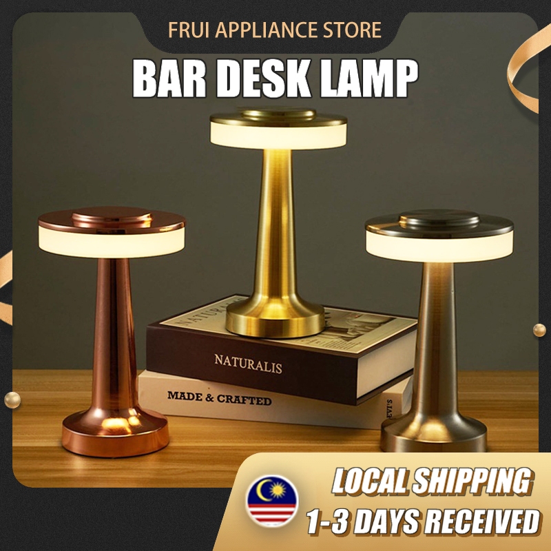 Touch LED Rechargeable Table Lamp Dining Table Bar Table Lamp Outdoor