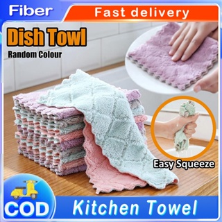 Kitchen 1pcs Disposable Nonwoven Can Be Cut Cloth Washing Cloth Dish Towel  To Wipe Clean Cloth Nonstick Oil Dishwashing Cloths