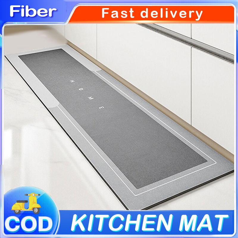 【ready stock】 Kitchen Alas Kaki Dapur Bath Pad Anti-Slip Carpet Kitchen ...