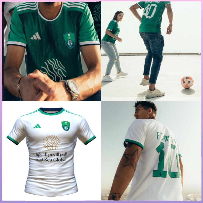 Fan Edition 23/24Al Ahli SFC Home and Away Jersey Men's Football Shirt