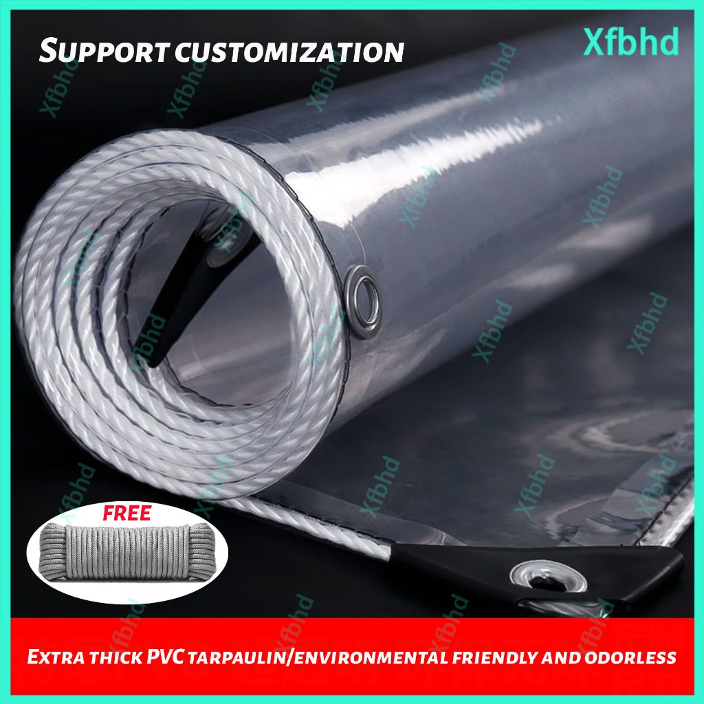 Customization support Transparent Water-Repellent Cloth PVC Waterproof ...
