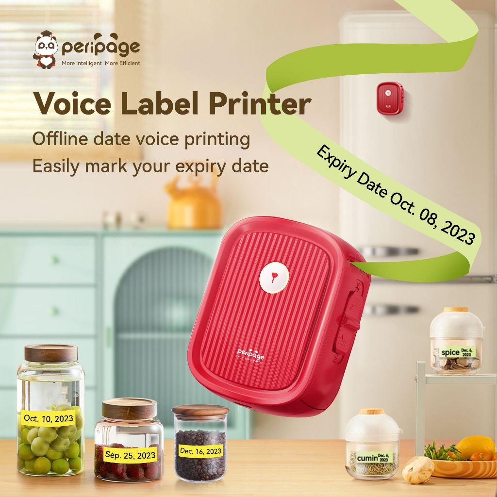 Peripage Label Printer Portable Printer Thermal Printer Mini Voice
