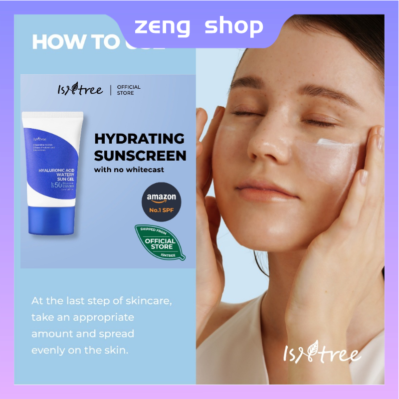 ISNTREE Hyaluronic Acid Airy Sun Stick / Natural Sun Cream / Watery Sun