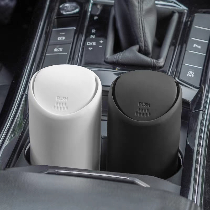 Universal Car Trash Bin Silicone Garbage Can Rubbish Box Container Auto ...