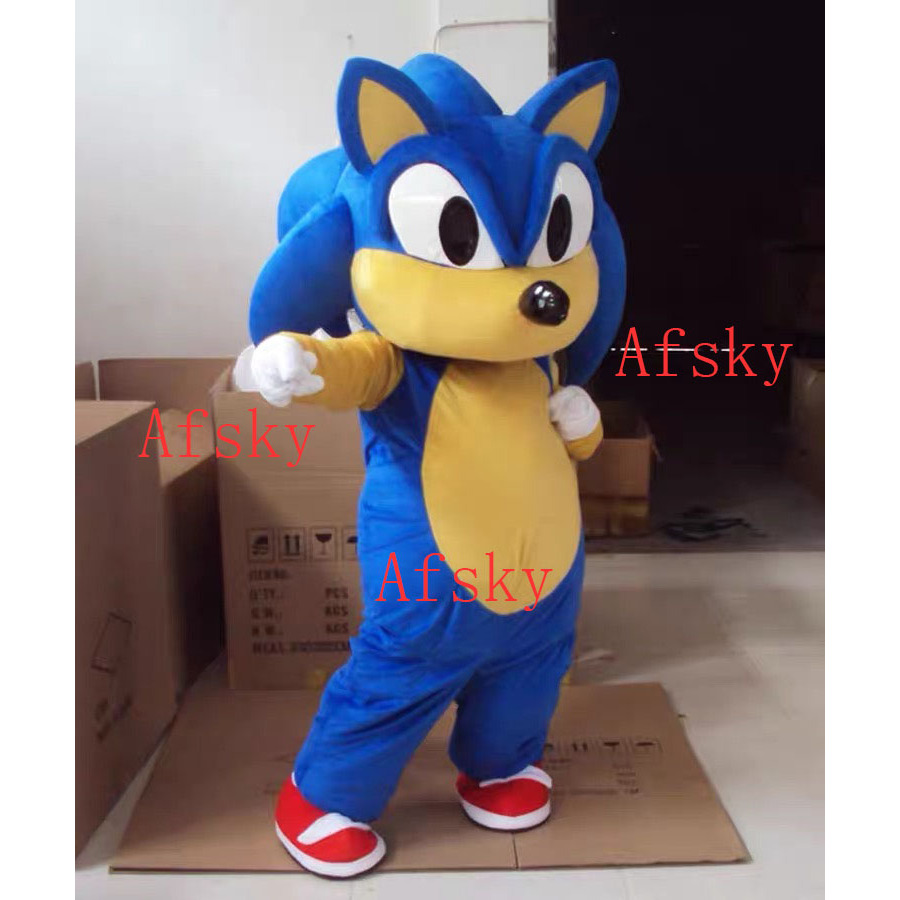 New Sonic the Hedgehog Mascot costume Sonic Mascot costume Cosplay Free  shipping 2023