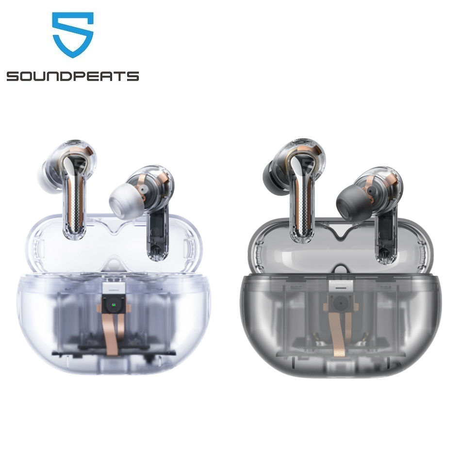 SoundPEATS Capsule 3 Pro Transparent Case Bluetooth 5.3 Earbuds ...