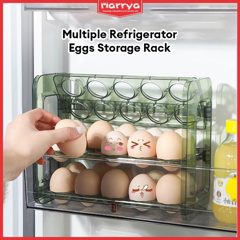 18/30/42 Egg Storage Box Egg Container Egg Tray Telur Bekas Simpan ...