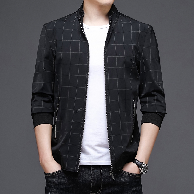 New HighEnd Men's Casual Jacket Windbreaker Top Jacket Autumn Winter