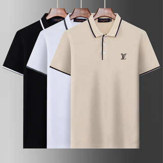 L~V LOUIS men's cotton polo jersey t-shirt shirt top S-XXXL MF496