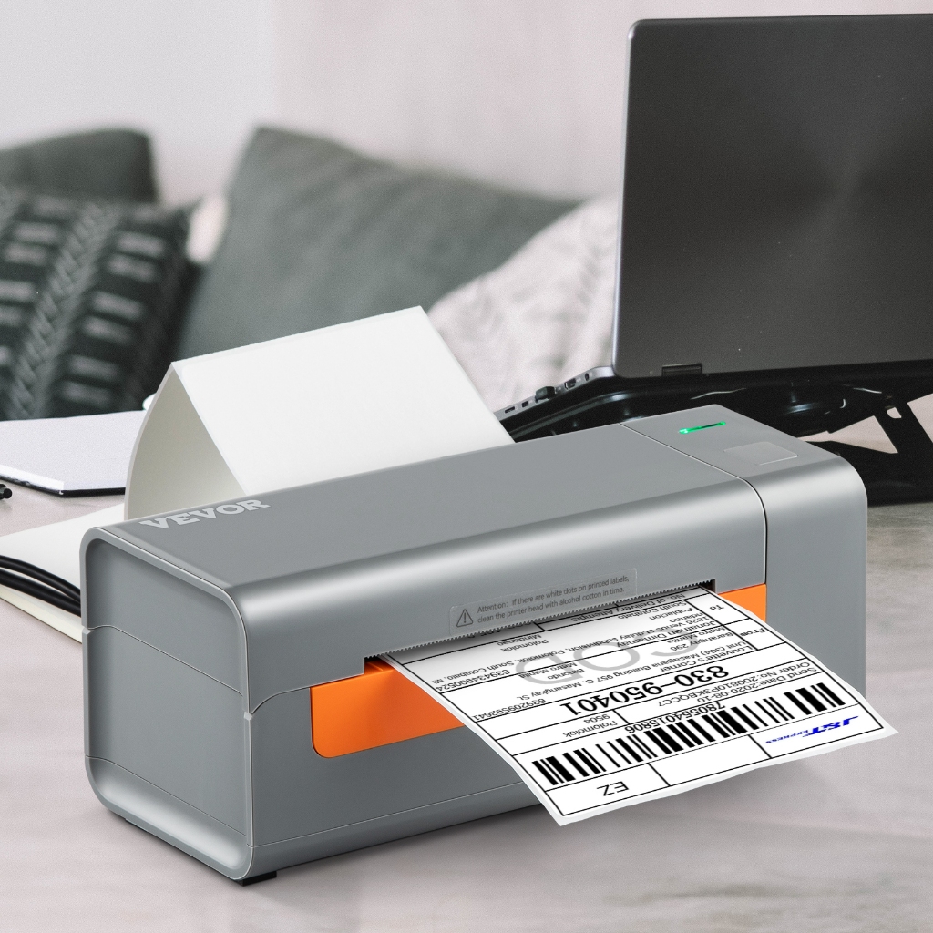 VEVOR Bluetooth Thermal Label Printer, Wireless Shipping Label Printer