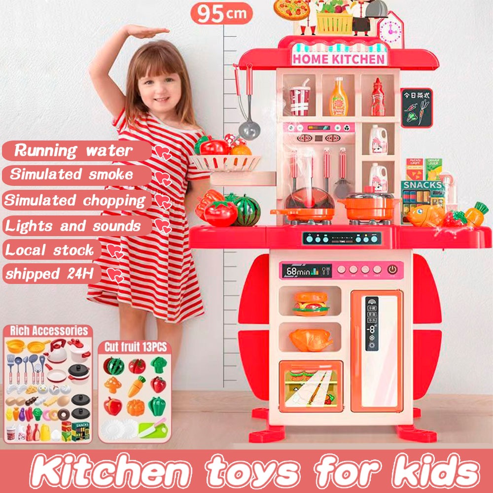 BIG SIZE Kitchen Toy Set Cooking toy Toys for boys and girls Pretend