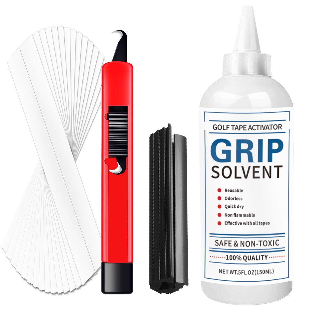 FINGER TEN Golf Grip Kits for Regripping Golf Clubs Hook Blade, Grip