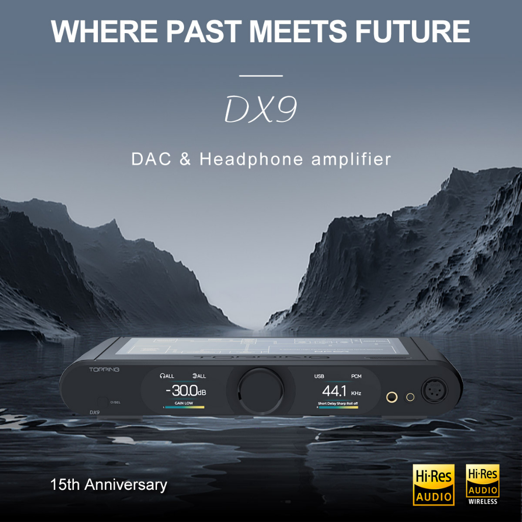 NEW TOPPING DX9 AK4499EQ HIFI USB DAC Digital Audio Decoder Headphone