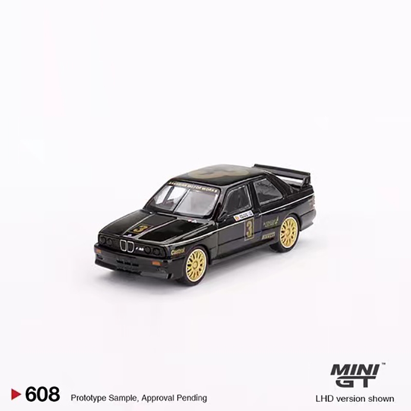 MINIGT 1:64 Model Car BMW M3 #3 JPS 1987 ATCC Alloy Die-Cast Vehicle ...