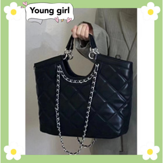 Women Chain Shoulder Bag Lingge Bag Fashion Designer Handbag Satchel For  Work Dating Shopping Black