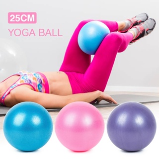 25cm Pilates Ball Explosion-proof Yoga Core Ball Indoor Balance