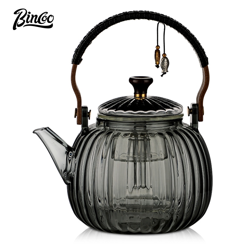 BINCOO Glass Teapot High Temperature Resistant Glass Tea Set Lifting