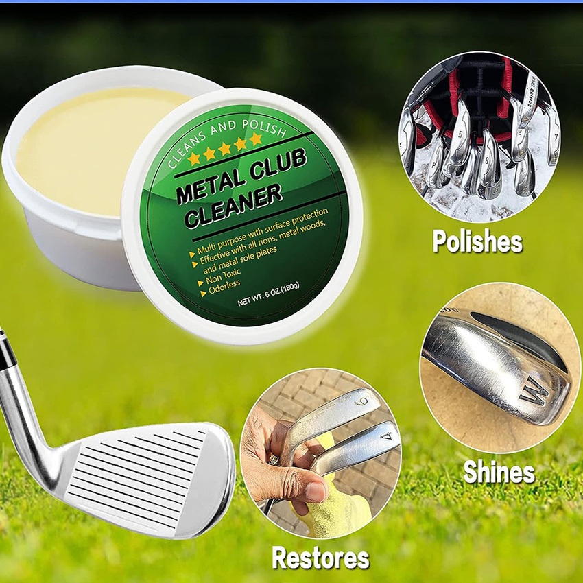 FINGER TEN Golf Club Cleaner Cleaning Scratch Remover, Golf Club Bag