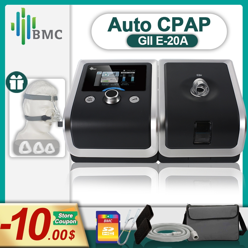 BMC E20A Auto CPAP Machine APAP Sleep Apnea Machine with Full Face