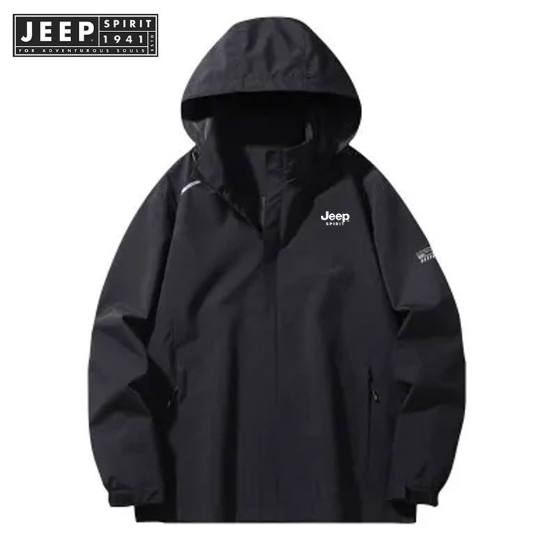 JEEP SPIRIT 1941 ESTD Charge Coat Autumn and Winter New Outdoor Spring ...