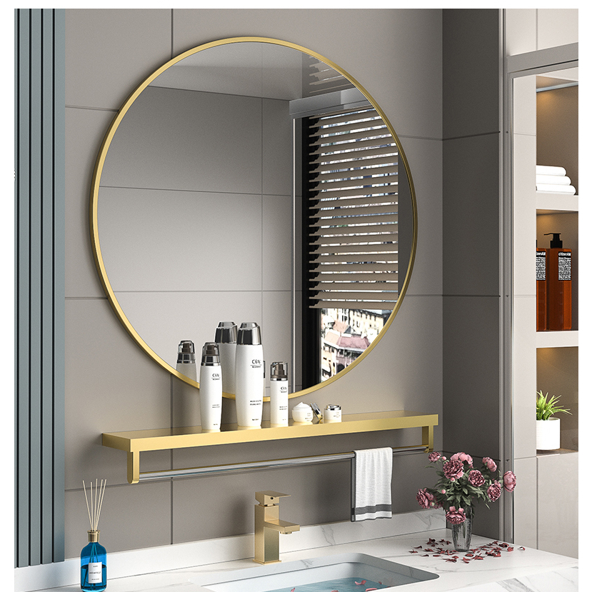 GLOREX)(2pcs) High Quality Aluminium Bathroom Cheap Mirror Safety