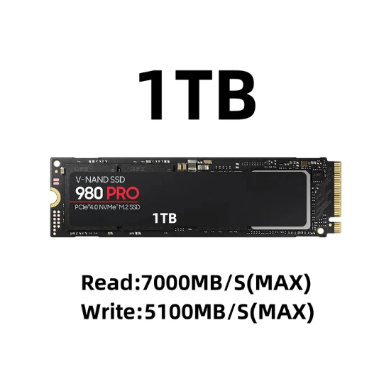 SAMSUNG 980 PRO SSD 500GB 1TB 2TB 980 PRO SSD Solid State Drive M.2 Interface NVMe 980 PRO M.2